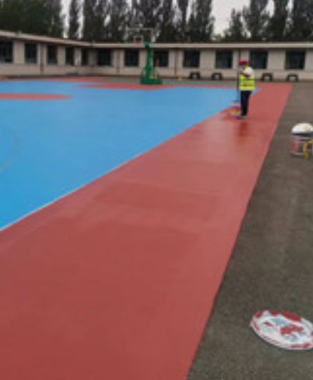 建瓯旧篮球场地面改造翻新整改   